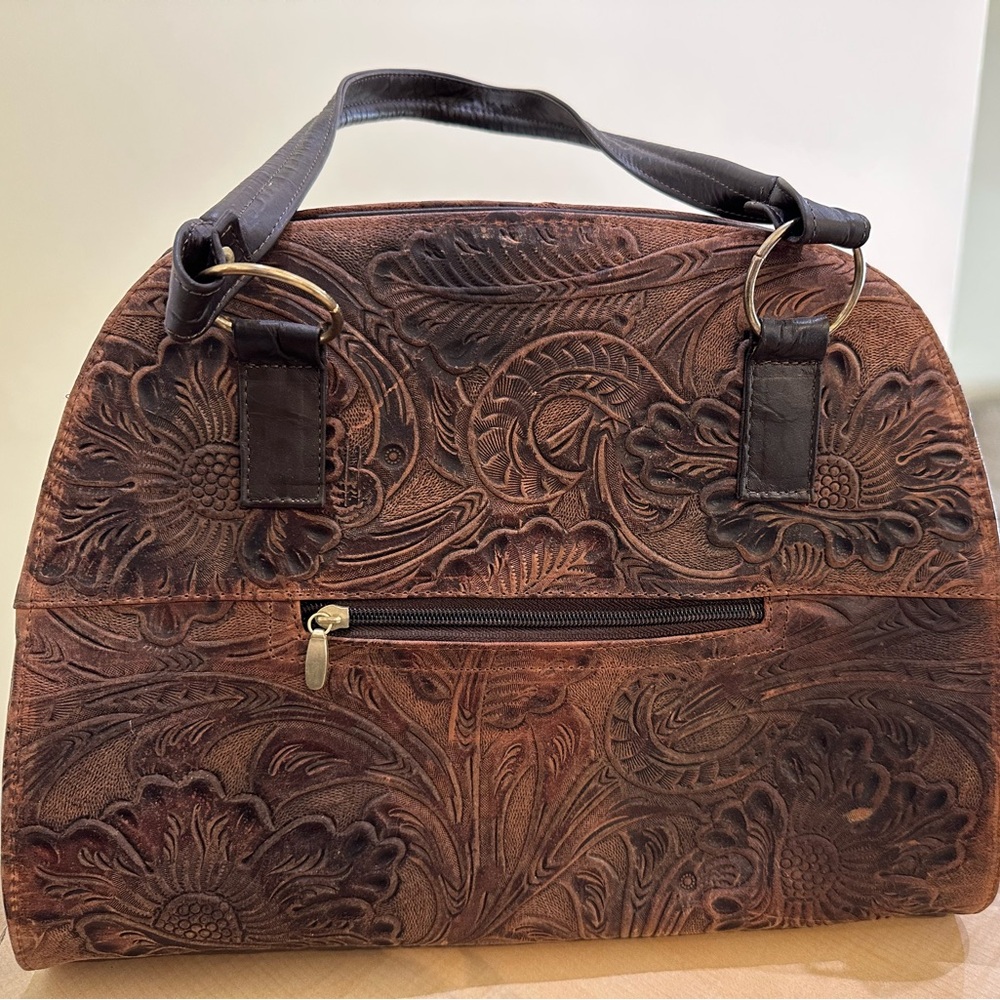 Unique leather Embossed Handbag